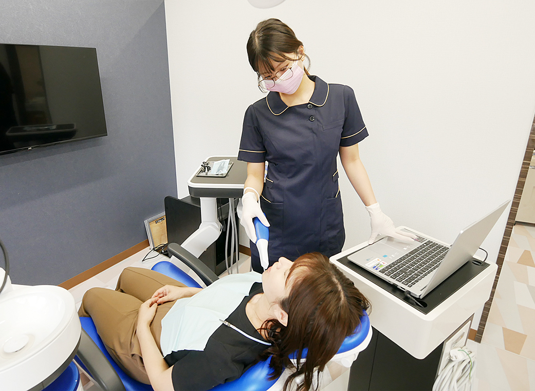 3D光学スキャナーによる型取り