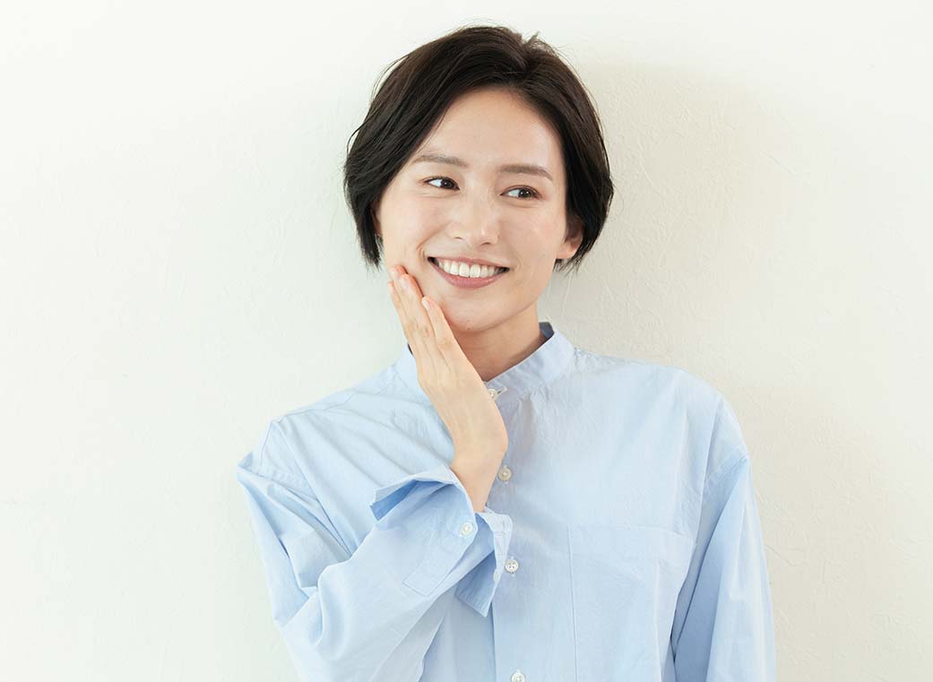 美しい口元で笑顔に自信を